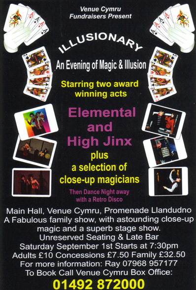 Illusionary: an evening of magic and illusion