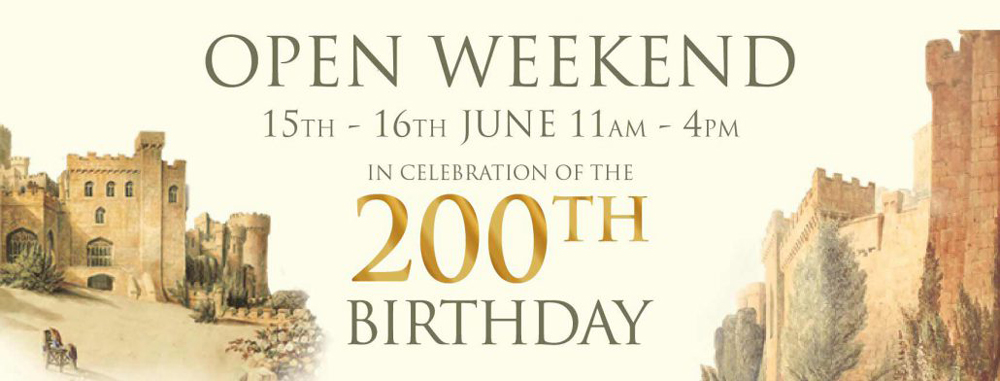 Gwrych Castle 200th Anniversary open weekend 15-16th June 2019