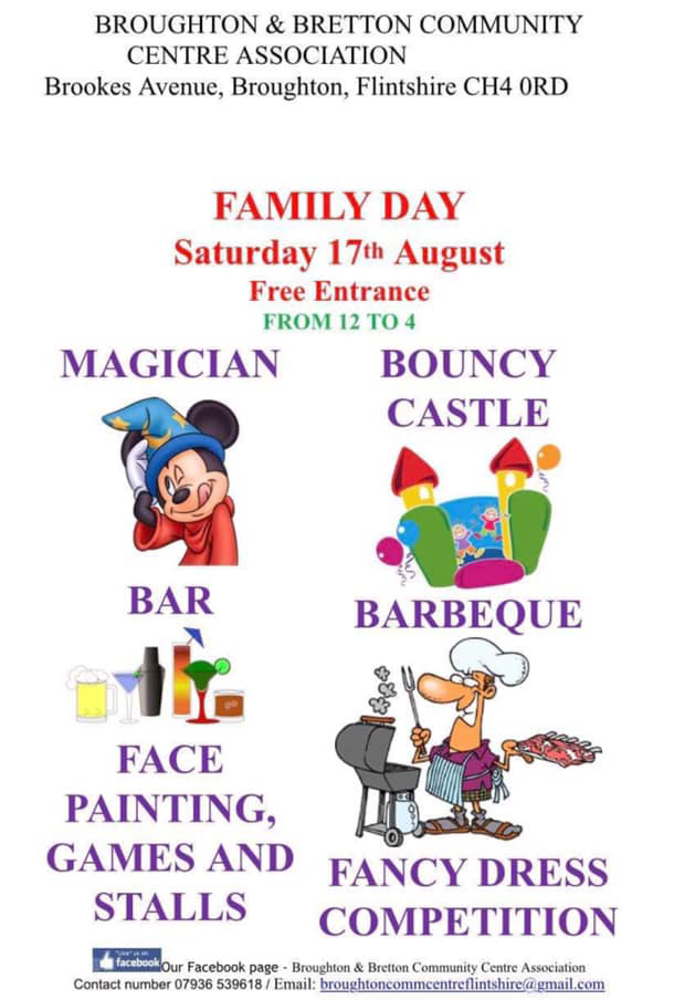 Broughton & Bretton Family Day 2019 poster