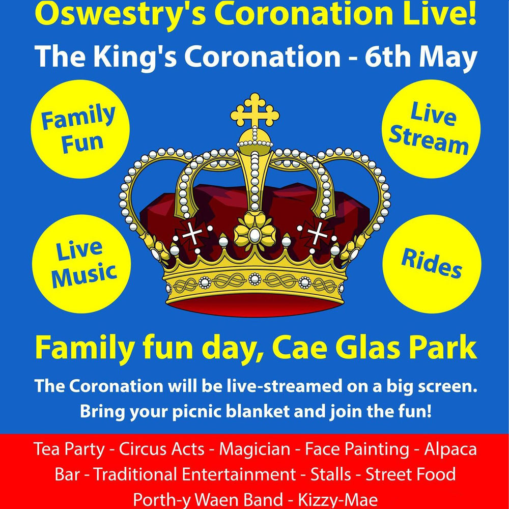 Oswestry's Coronation Live! Family fun day, Cae Glas Park