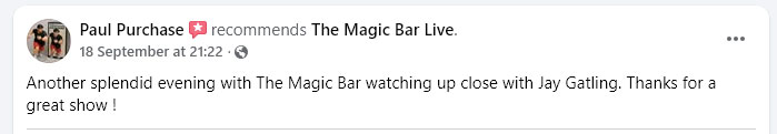 Screenshot of Facebook review