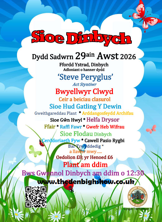 Sioe Dinbych 2026